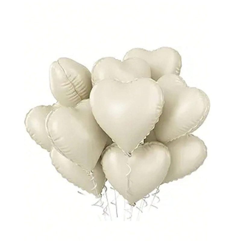 18-Inch badge color Foil Heart Balloons <br> FLV-0196