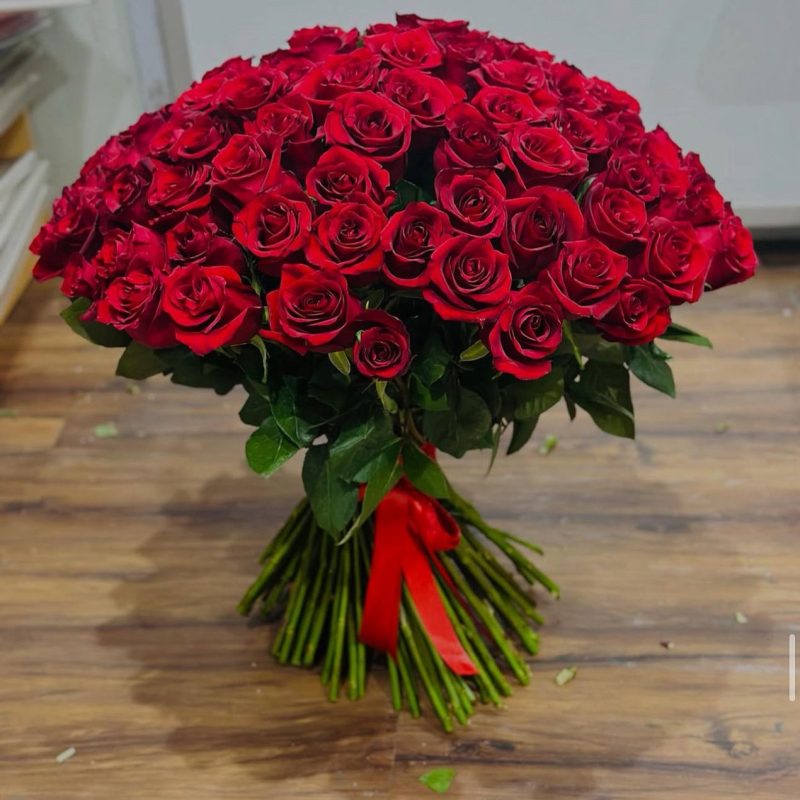 100 Red Rose FLV-0315