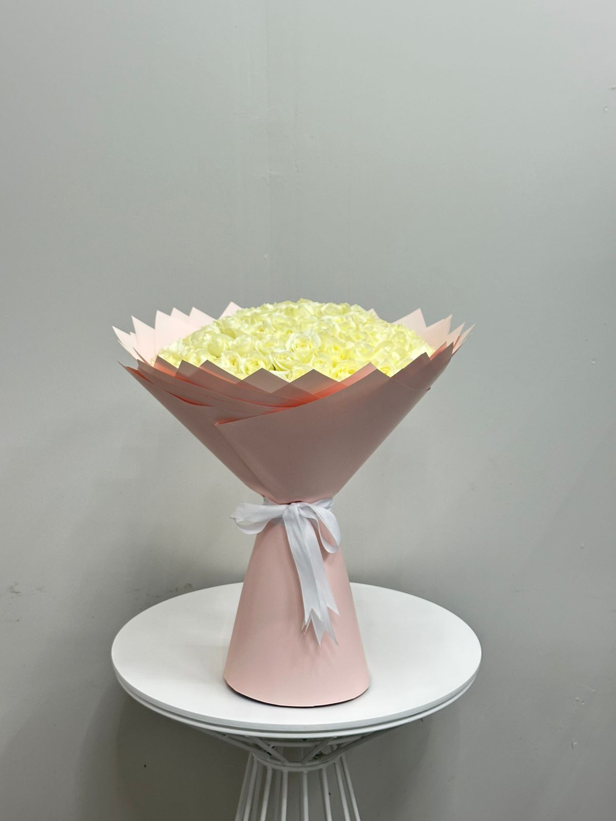 100 White Roses FLV-0318 - Image 3