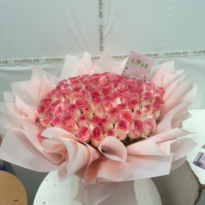 100 Jumila Pink Roses FLV-0325
